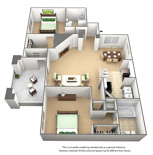 Floor plan The Bradford