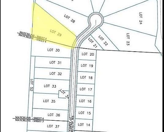 Back Plat of neighborhood