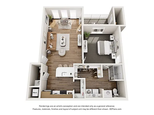 Floor plan Alvamar - The Heights at Fairway Flats