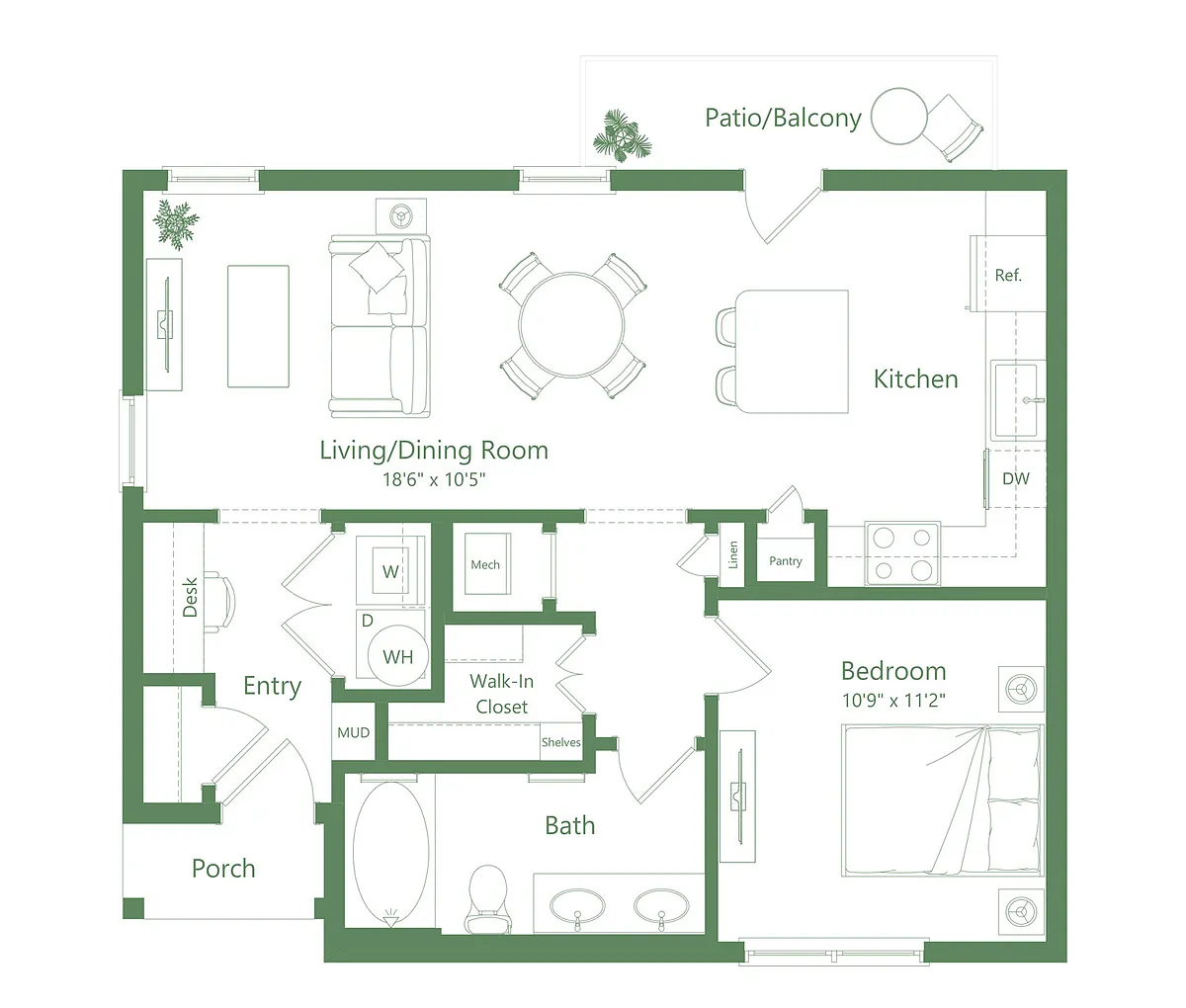 Floor plan A2-60