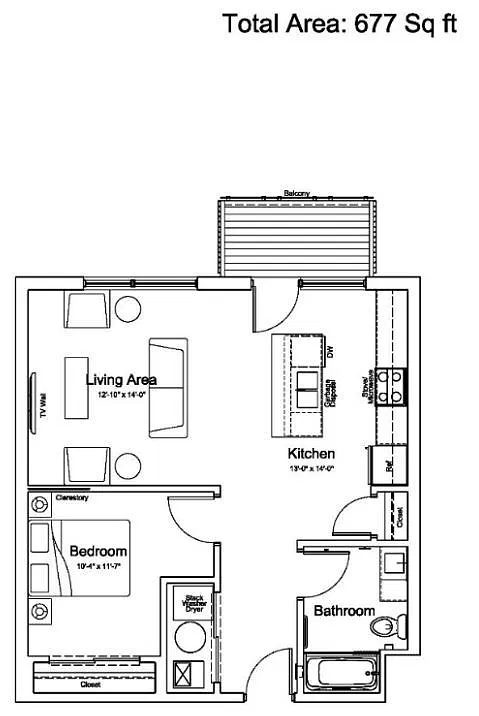 Floor plan 216-1B1B
