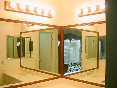 Bathroom mirrors & lights