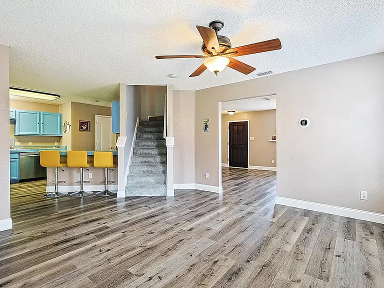 Dining room area- all new designer plank flooring