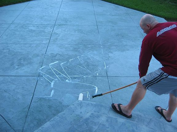 Custom Stamped Concrete Patio