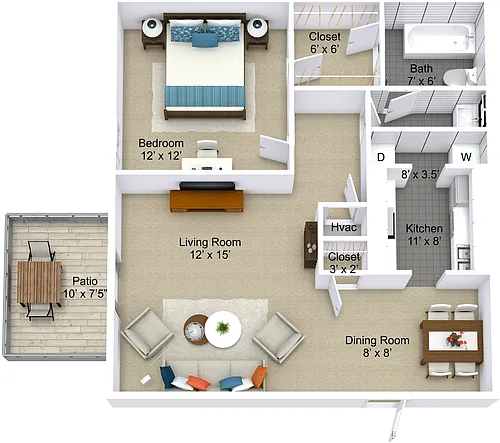 Floor plan The Aspen