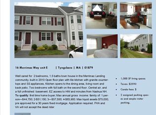 16 Merrimac Way UNIT E, Tyngsboro, MA 01879