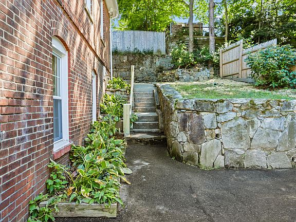 stairs to rear entrance