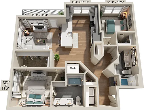 Floor plan B4F