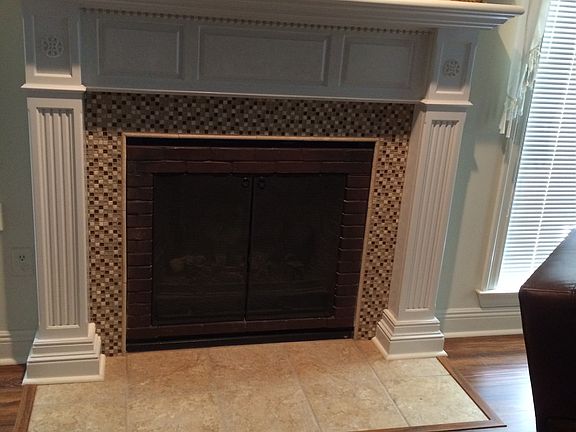 Fireplace gas/logs removable