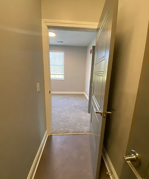 Jack and Jill Entry to Bathroom from Bedroom One and the Hallway. Jack and Jill Entry to Bathroom from Bedroom One and the Hallway.