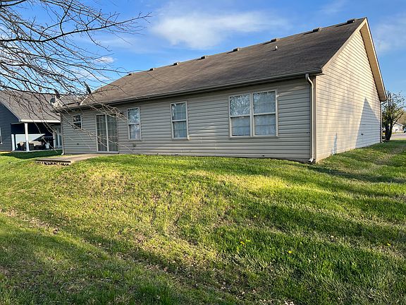 Rear of house