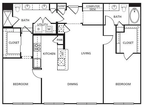 Floor plan D2