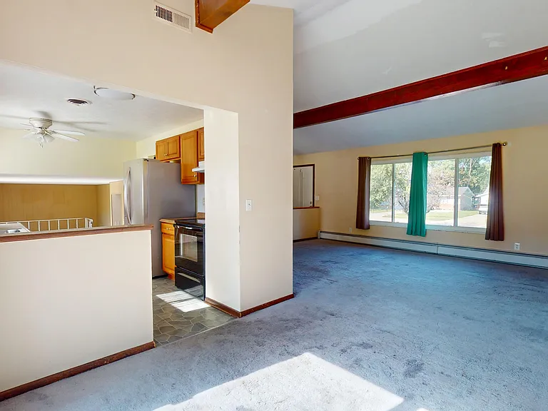 main living room and dining room