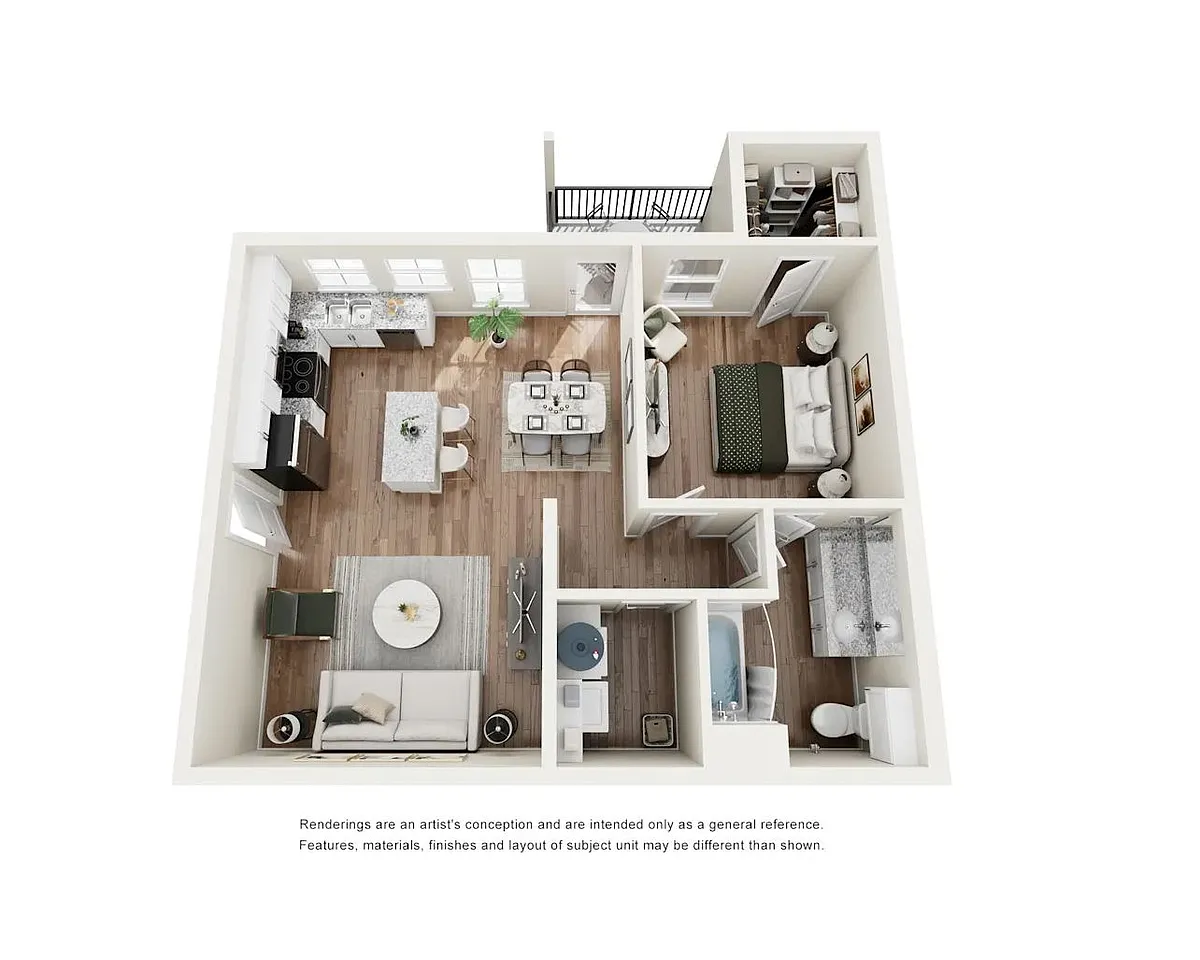 Floor plan 1X1