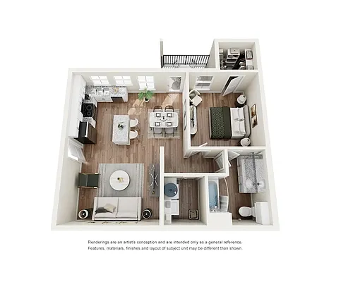 Floor plan 1X1