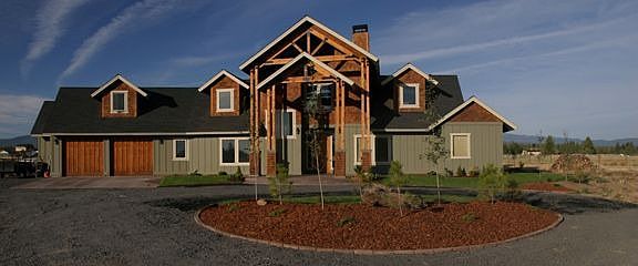 Front (before mature landscape)