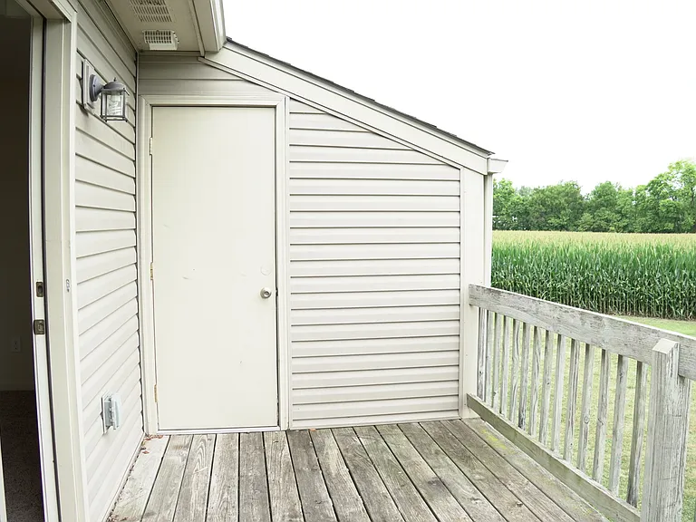 Storage closet on the balcony