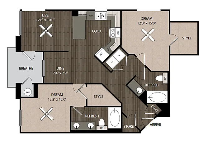 Floor plan B12