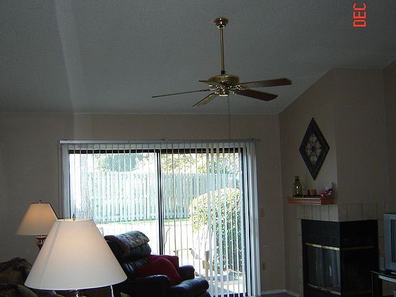 Living Room with skylights