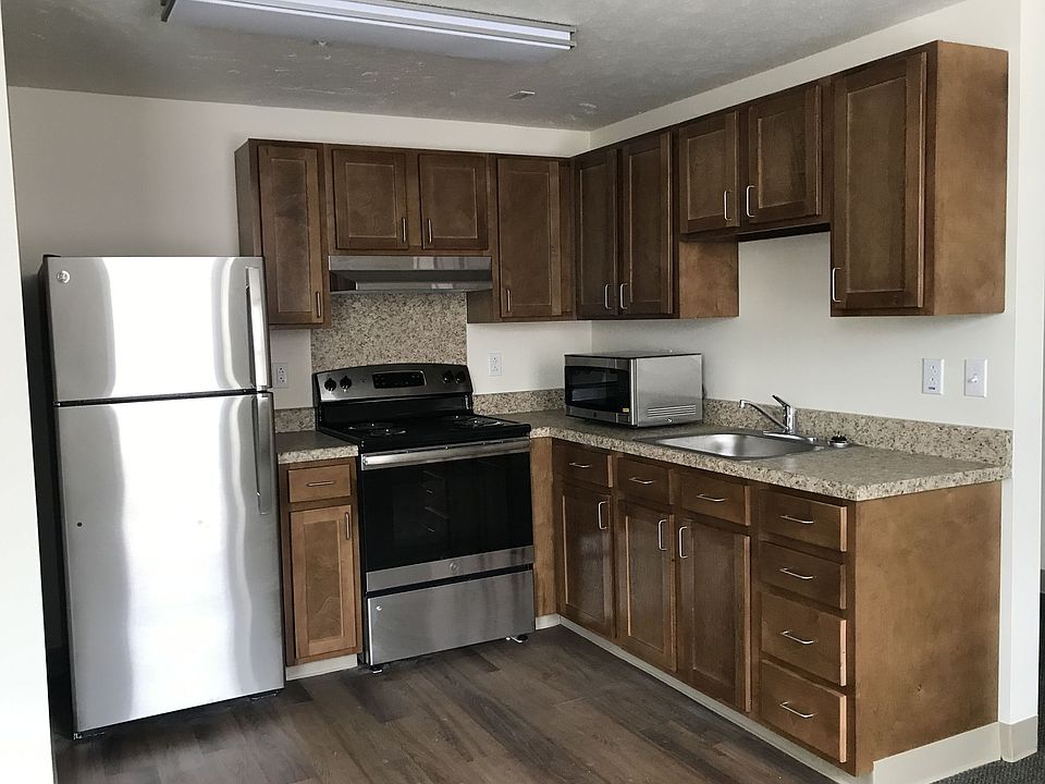 Kitchen with Wood Cabinets