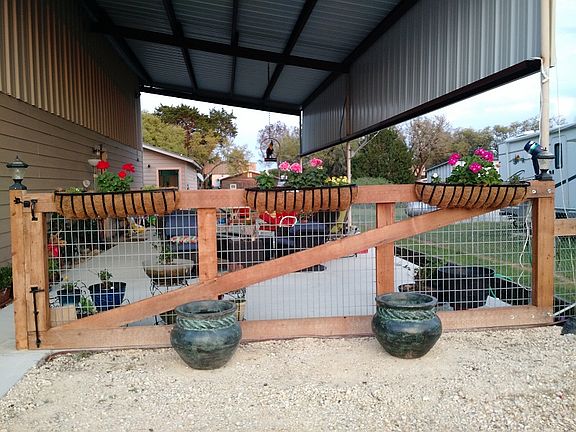 2019 RV/concrete patio gate 