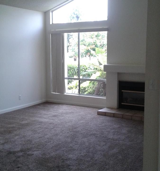 Living Room with Cathedral Ceiling
