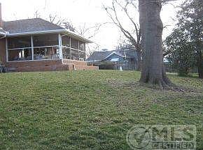 Screened back porch