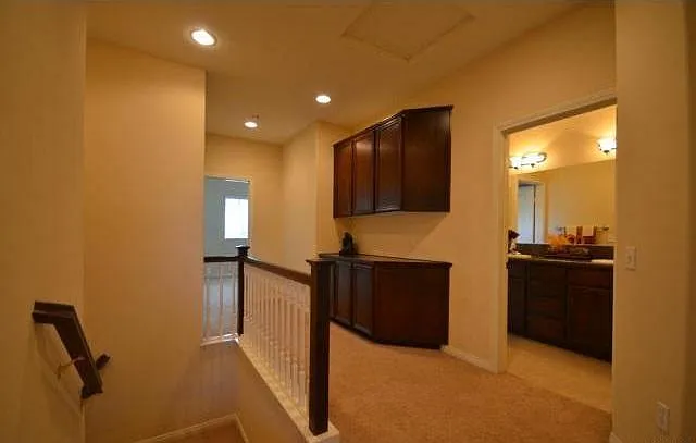 Upstairs landing with plenty of storage