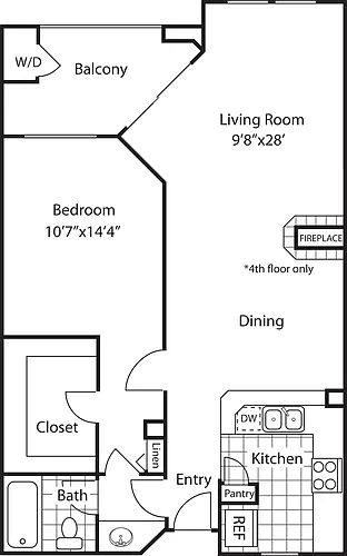 Floor plan Lucca