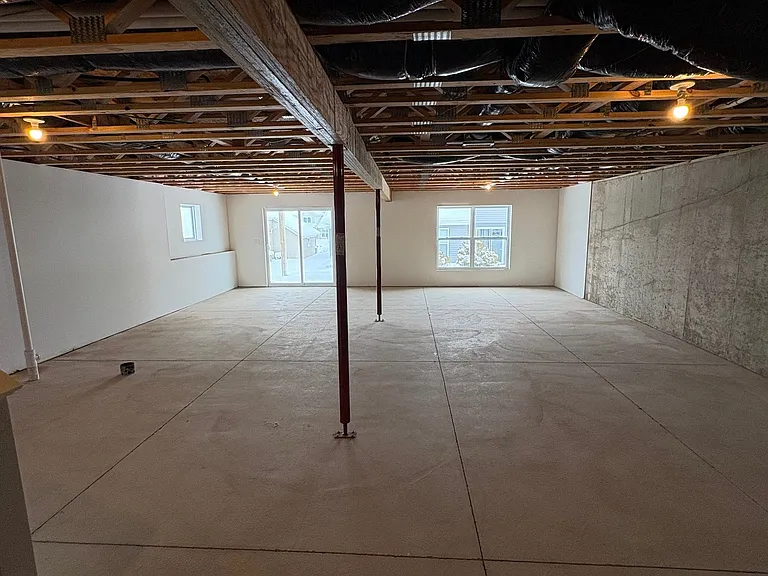 Unfinished Walk Out Basement