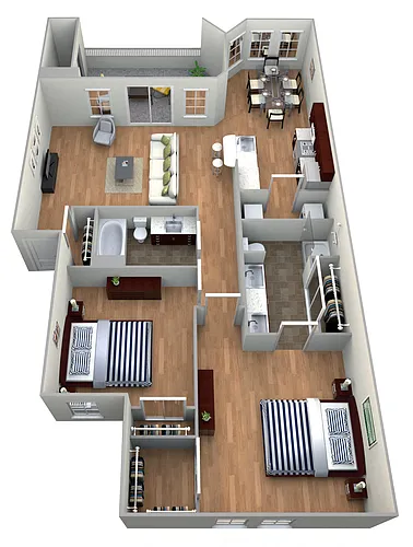 Floor plan 2A GARDENS