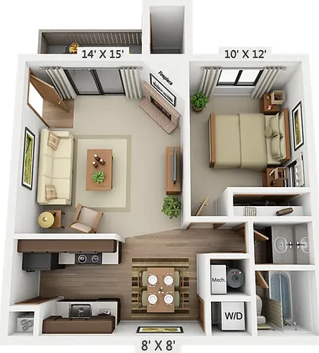 Floor plan Sage Renovated