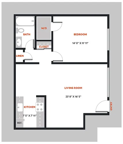 Floor plan Plan 1C - Classic