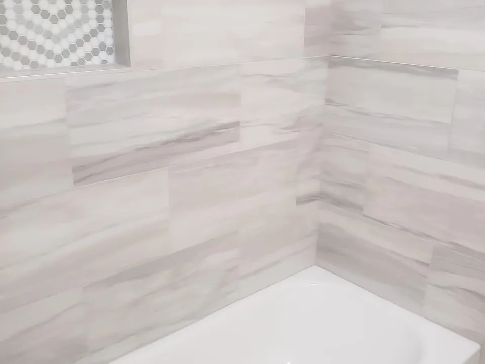 Upgraded bathroom