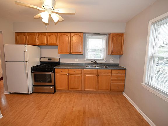 Kitchen with eat in space