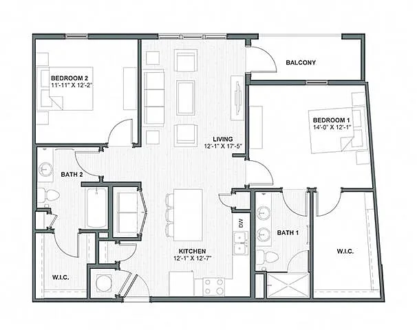 Floor plan Golden Gate