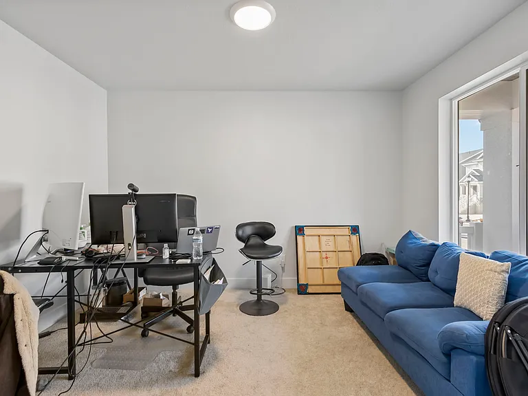 Home office off of entry way