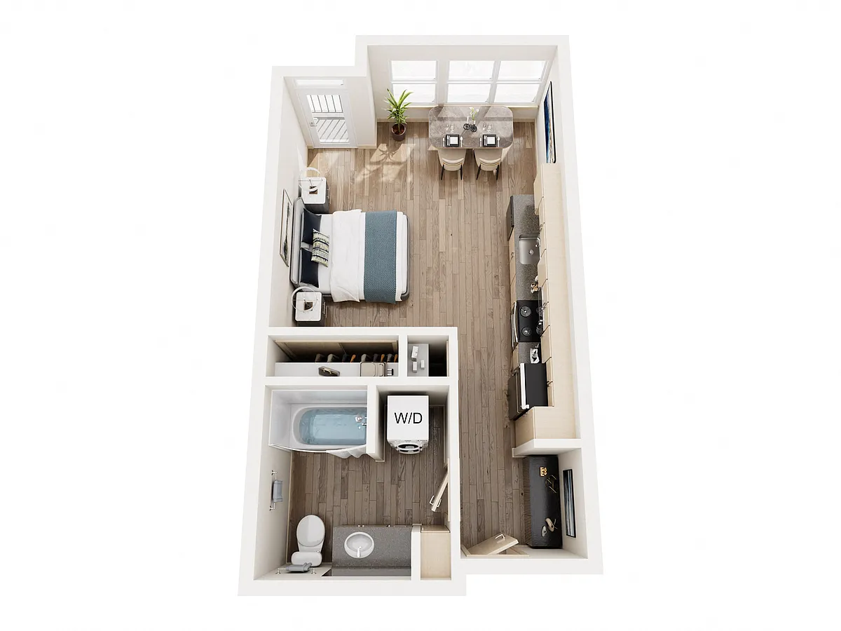 Floor plan Studio