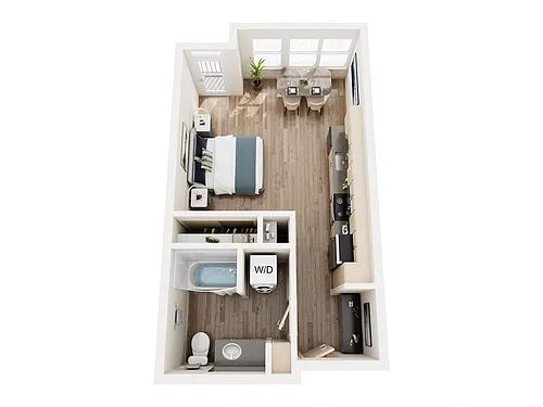 Floor plan Studio