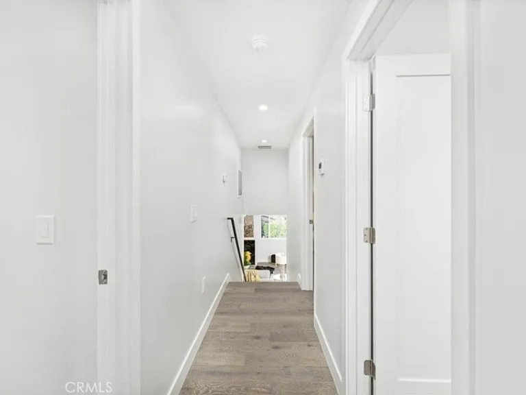 Upstairs hallway looking towards the main level