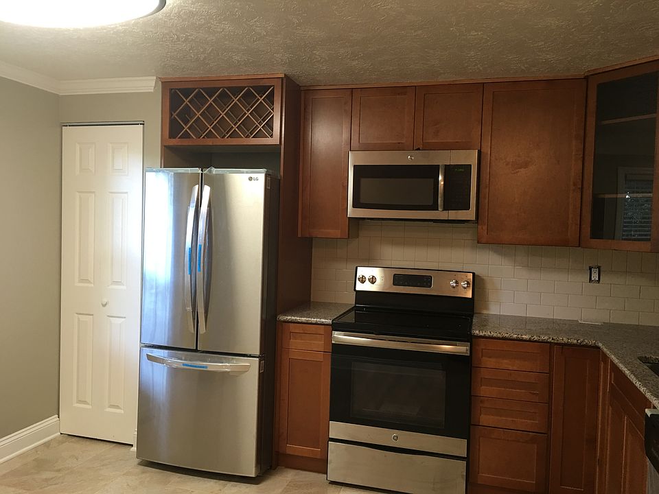 Granite and subway tile