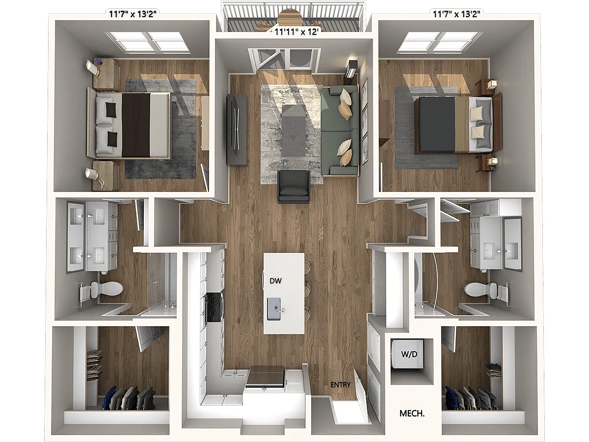 Floor plan B3-1185