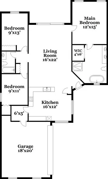 3 bed, 2.0 bath, 1482 sqft, $2,285 — Photo 2