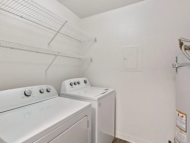 In-home washers and dryers for your convenience