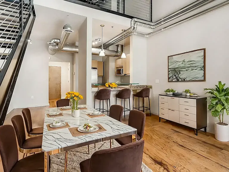 The Lofts at Atlantic Station- Living Room