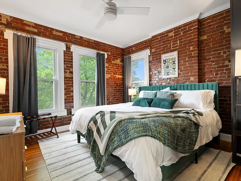 2nd bedroom on 2nd floor. King size bed.