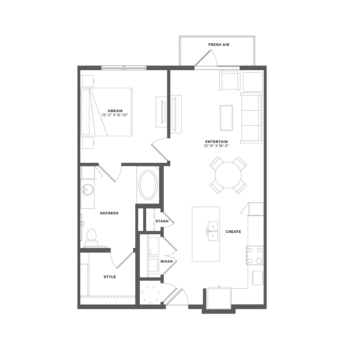 Floor plan A4-HC