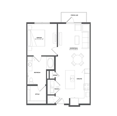Floor plan A4-HC