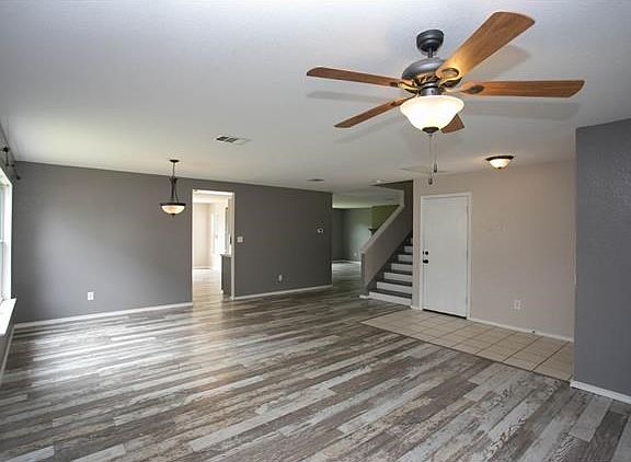 Leads right into the kitchen and the second living room...