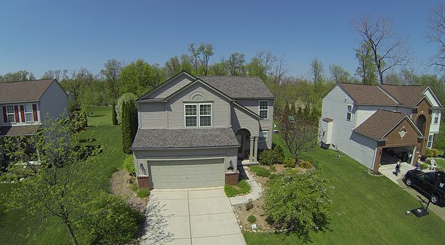 Aerial front view.